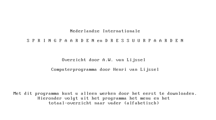 Voorbeeld computerprogramma